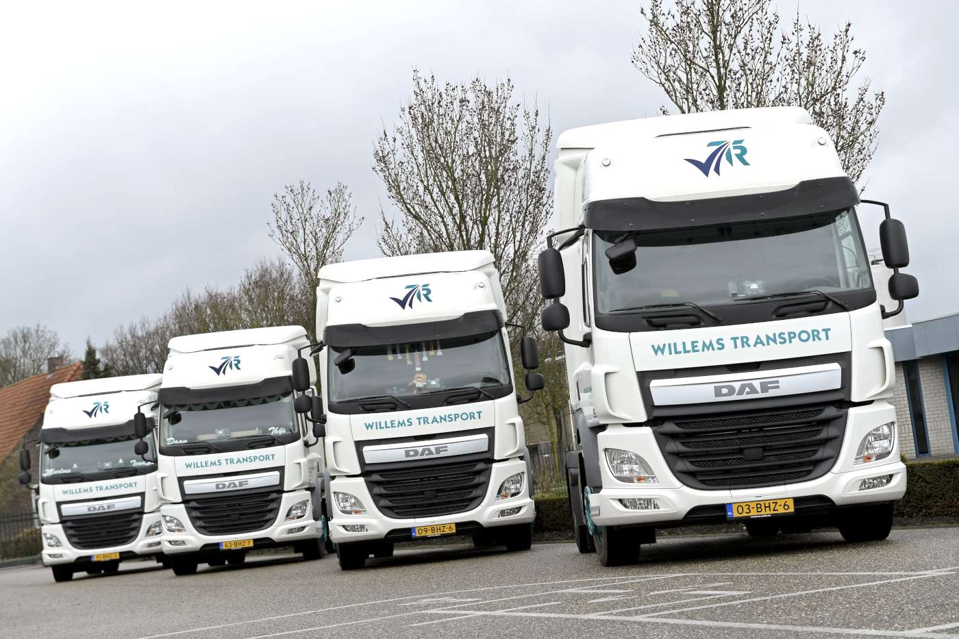 DAF CF trucks voor Willems Transport