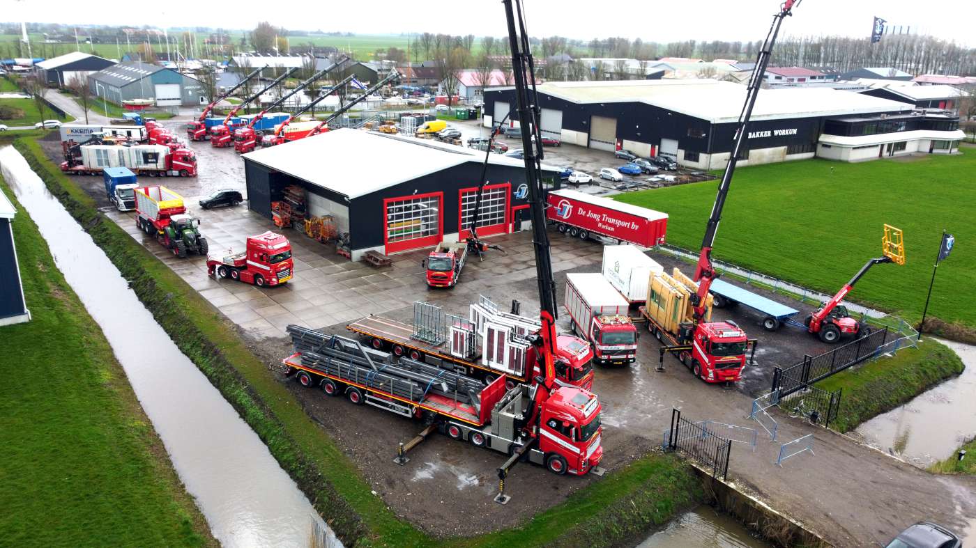 Open dag bij De Jong Transport BV in Workum