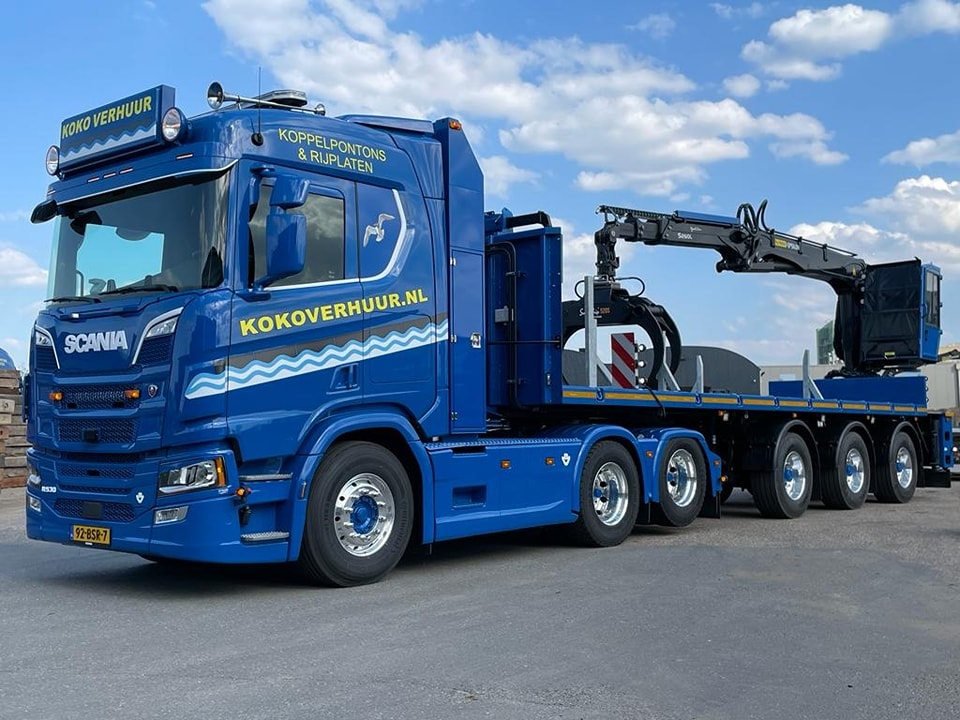 Scania 530R 6x4 NB voor Koko Verhuur Westerbroek