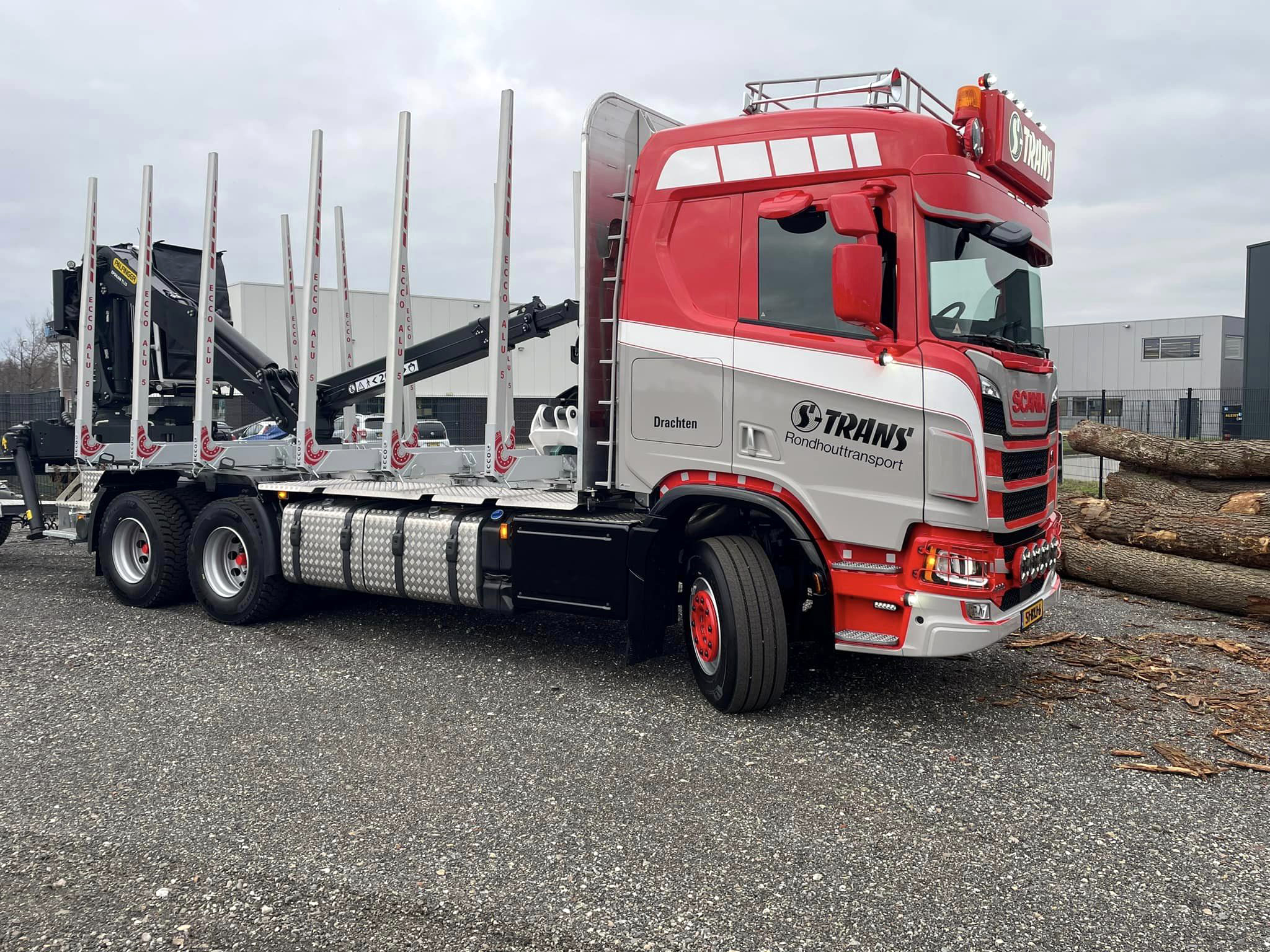 Stoere Scania R660 6x4 voor S-Trans Drachten