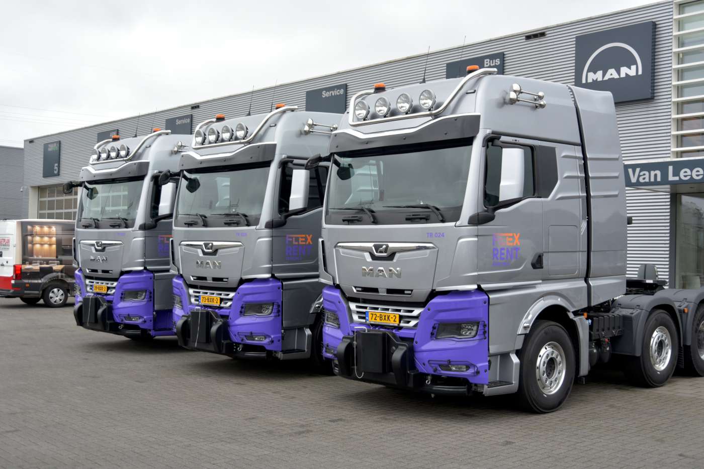 Drie MAN Krachtpatsers voor Flex Rent