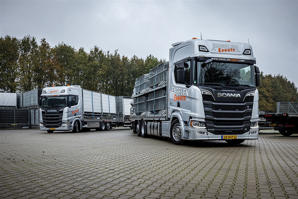 Hek van de dam door Scania bij Engelen Events