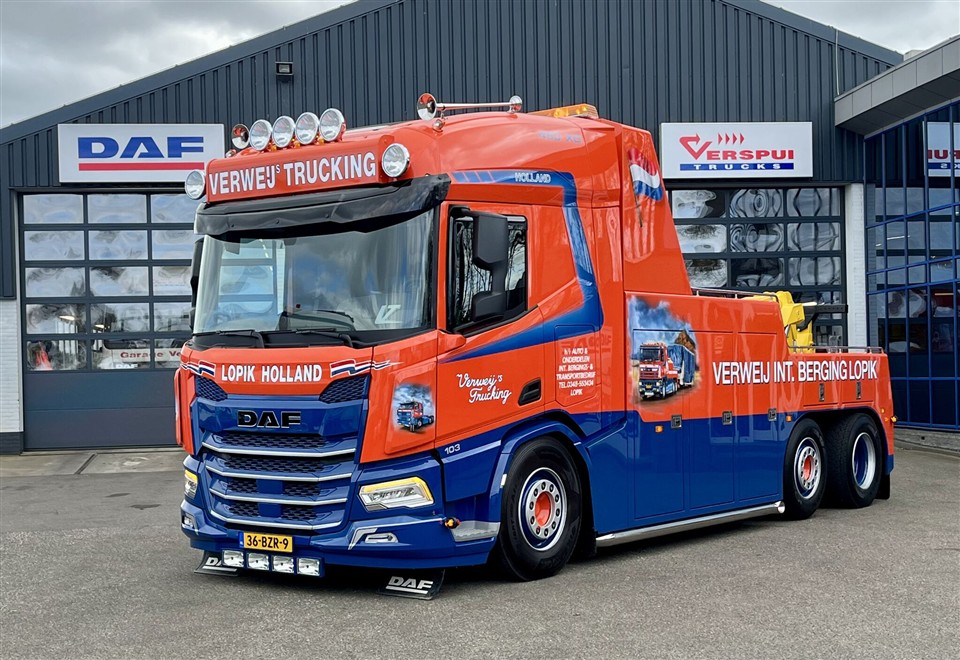 Verweij’s Trucking is terug met bijzondere DAF