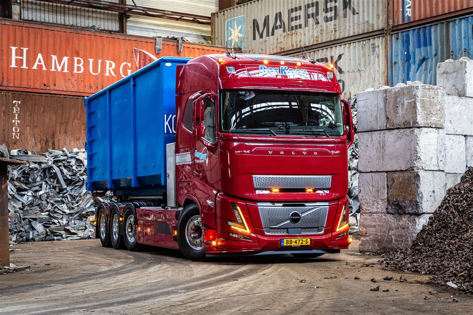 Bas Kooy recyclet elektrisch met Volvo