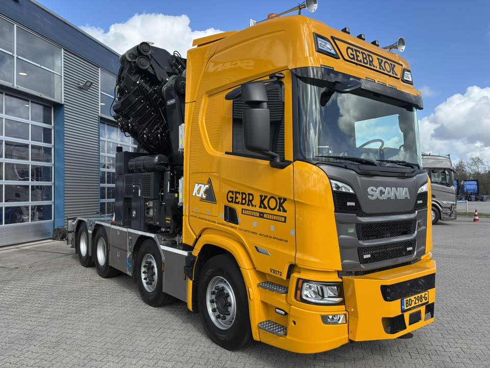 Scania R560 8x4 voor Gebr Kok Bakkeveen