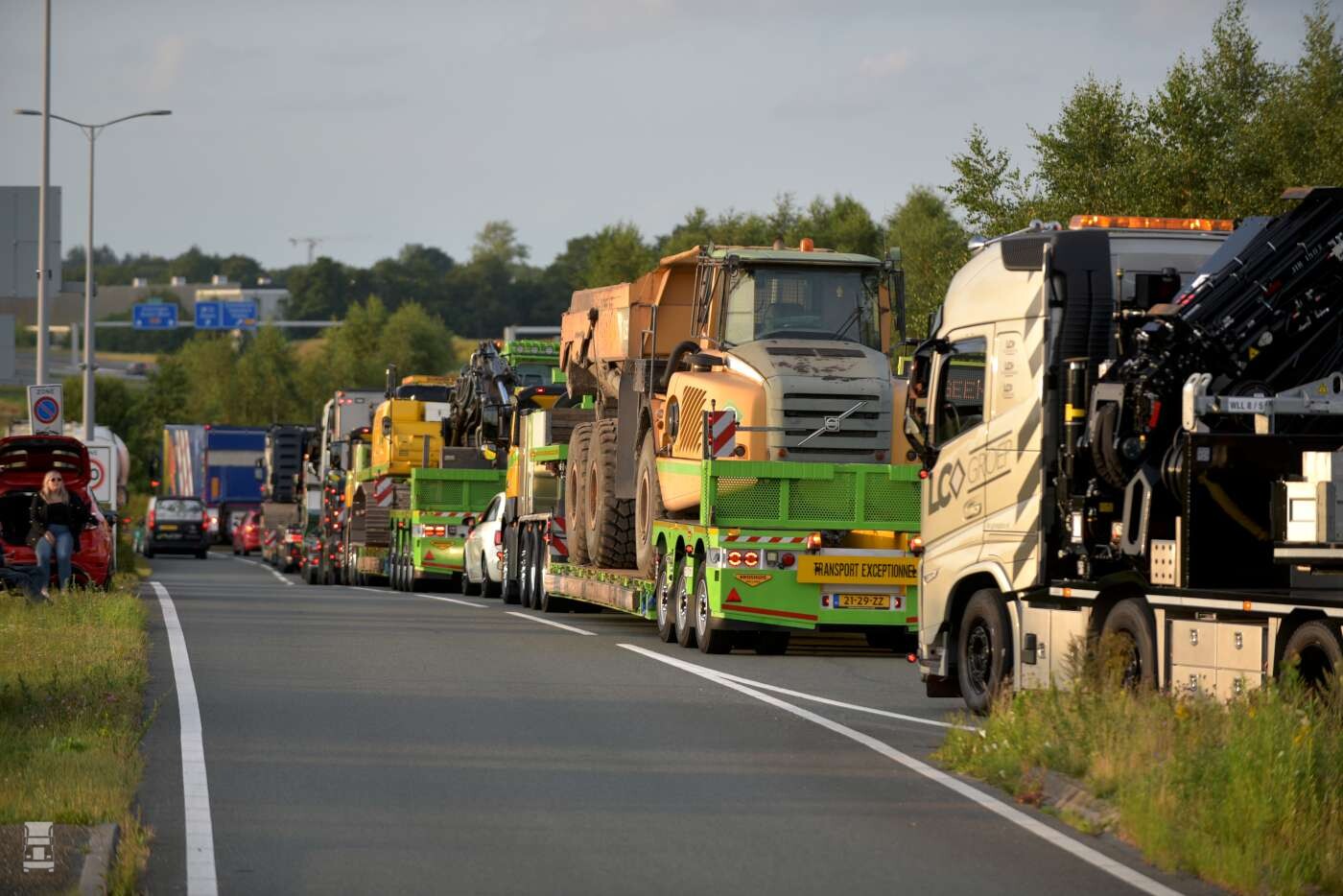 Broshuis weer in konvooi naar Assen!