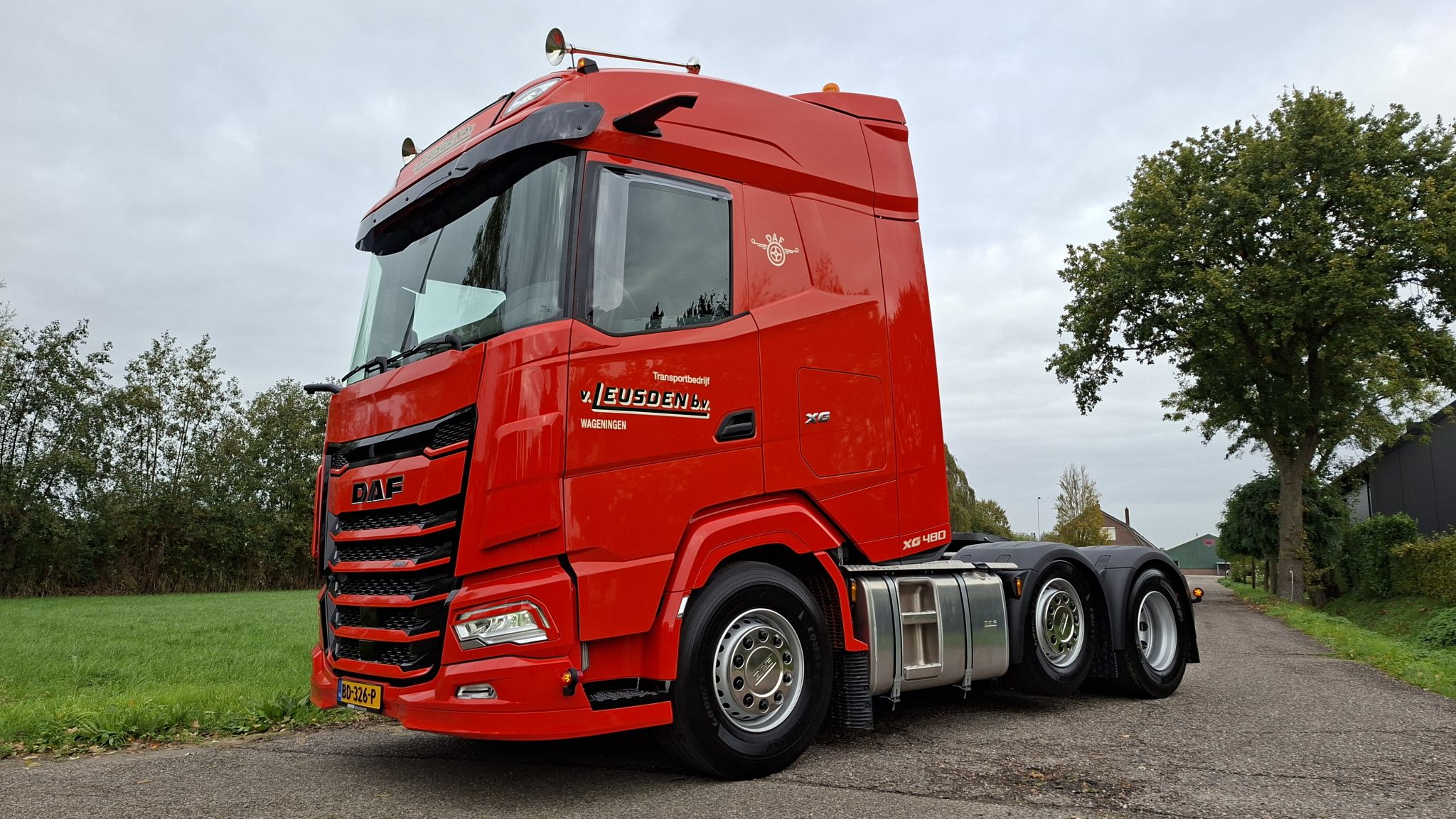 Van Leusden in het nieuw met DAF XF