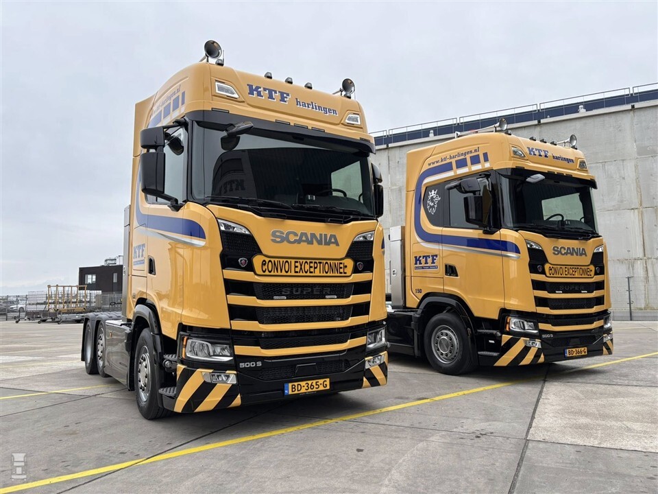 Nieuwe Scania trekkers voor KTF Harlingen