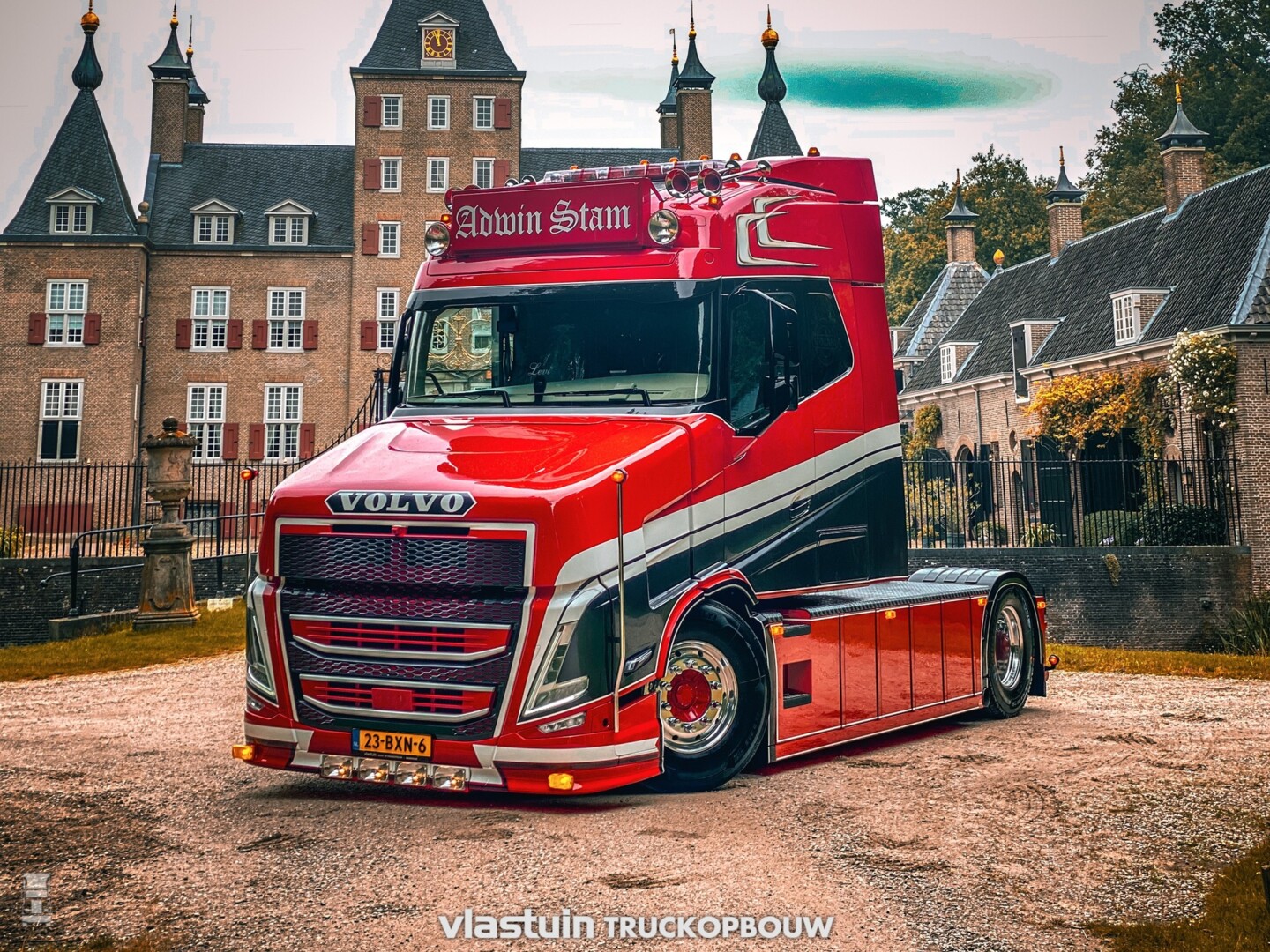 Volvo FH GL '20 + semi-remorque benne à fond mouvant Van Deuveren (NL Volvo FH GL '20 + semi-remorque benne à fond mouvant Van Deuveren (NL