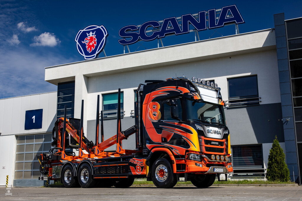 Poolse Scania R660 houttruck