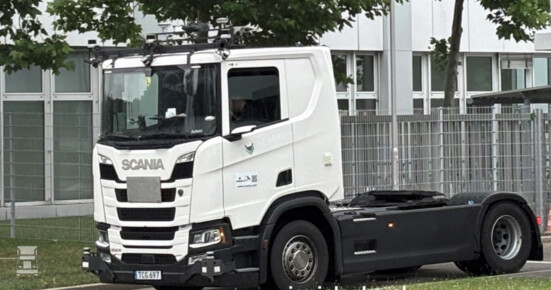 Scania test truck Scania test truck