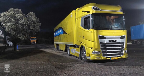 DAF at night DAF at night