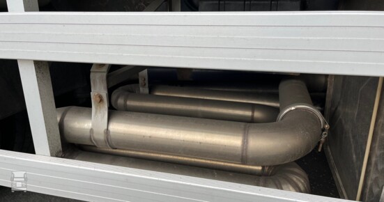 Spaghetti uitlaat truck Spaghetti uitlaat truck