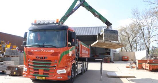 DAF XF 480 FAW in actie DAF XF 480 FAW in actie