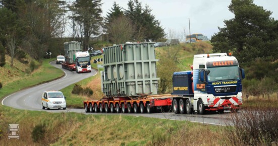 Collett onderweg met 145 ton