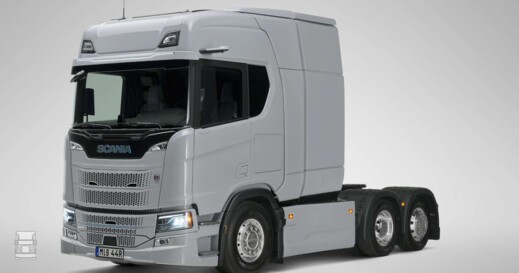 Scania BEV Battery behind cab 1-1400