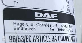 RAI plaatje DAF RAI plaatje DAF