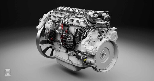 Scania BioLNG motor (1)