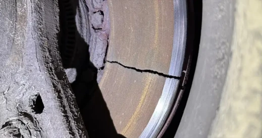 BIGtruck Poolse DAF remmen gescheurd