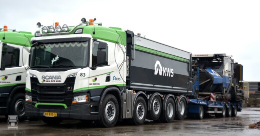 SCANIA  QUADRO vd Wiel voor Dieplader gw