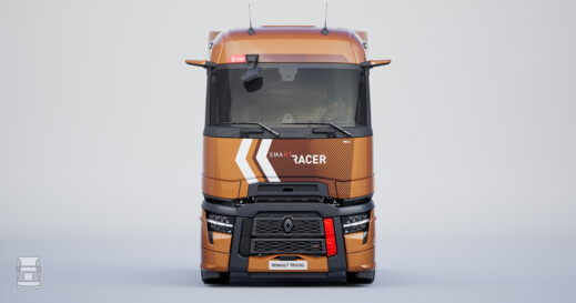 Renault Trucks Model Year 2025 - T High Smart Racer vooraanzicht LR Renault Trucks Model Year 2025 - T High Smart Racer vooraanzicht LR
