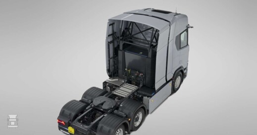 Scania BEV Battery behind cab 3-1400