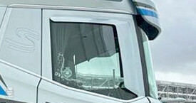 DAF windkap gespoten DAF windkap gespoten