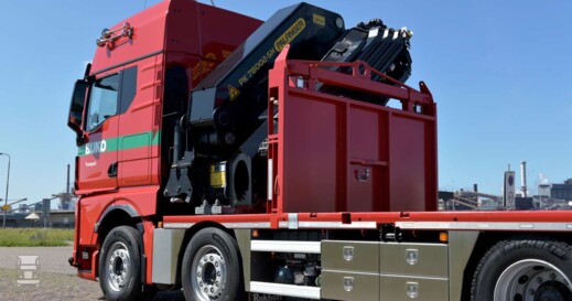 Drie MAN TGX autolaadkranen voor BUKO Transport