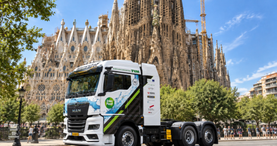 MAN hTGX voor Sagrada Familia