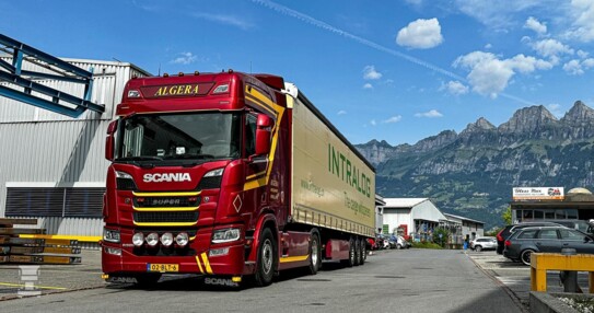 Alg&eacute;ra Transport Scania