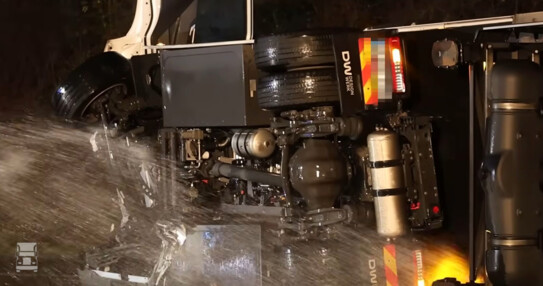 BIGtruck elektrische truck ongeluk BIGtruck elektrische truck ongeluk