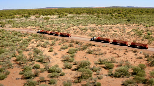 Roadtrain platoon